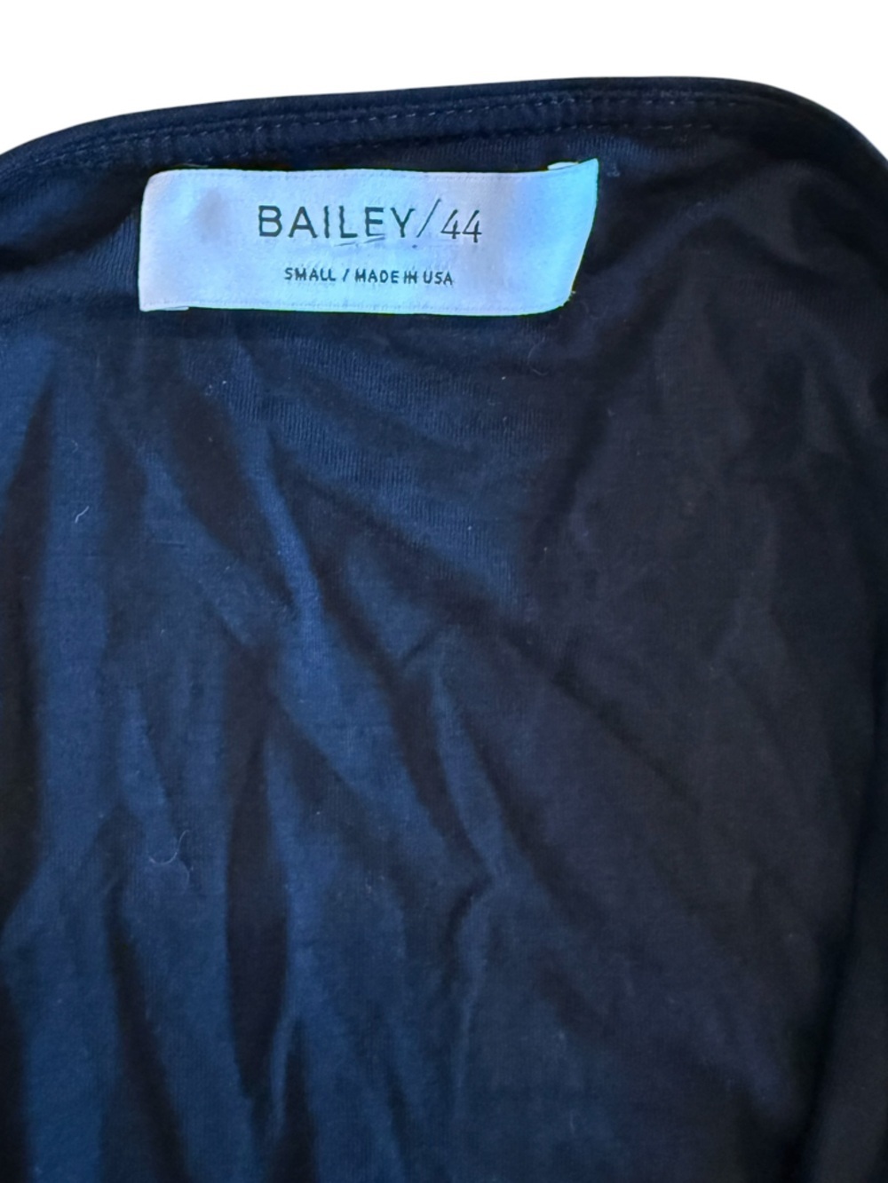 Bailey 44 Black Mesh Cutout Faux Leather Ruched Bodycon Mini Dress Small - Picture 3 of 5